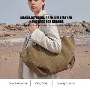 Sac à main en daim personnalisé pour femme, sacs à bandoulière, fabricant, sac fourre-tout en nubuck mat, sac à main en daim femme, marque de créateur, étiquette <span class=keywords><strong>privée</strong></span> - Product Image 1