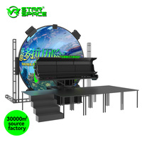 Dome Cinema 9D 12D 7D 5D Dome Screen Flying Theater Simulador de vuelo de realidad virtual 360 Rotary Cinema Dome Equipo inmersivo