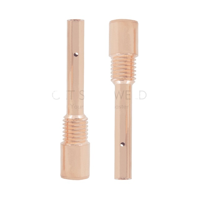 For Pana500A Copper Brass M6 Thin Thick Thread MIG Welding Torch Accessories Contact Tip Holder for Welding Machine