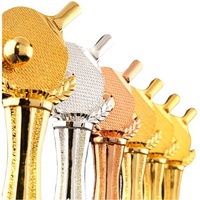 Medallas de bádminton personalizadas, trofeos, regalos, Copa grande, Metal dorado, tenis de mesa, béisbol, Rugby, Golf, fútbol, trofeo deportivo