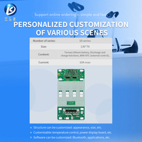 Système de gestion de batterie KLS personnalisé LiFePO4 BMS 6S 8S 10S 12S 14S 16S KLS-418 pour véhicule électrique CE ISO9001