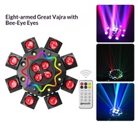 Nouvelle Lampe à faisceau LED 50W Little Angel Magic Ball RGB DMX512, projecteur rotatif en aluminium à rotation infinie pour parcs à thème, KTV, discothèques