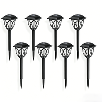 Lampes solaires LED d'extérieur étanches avec détecteur de mouvement, haute luminosité, blanc chaud, intensité réglable - Installation facile pour
