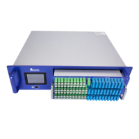 Amplificateur optique Wsee FTTH 1550nm WDM EDFA 128/64/32 ports 3U CATV, amplificateur optique haute puissance EYDFA Duan 2x1550nm, entrées TV