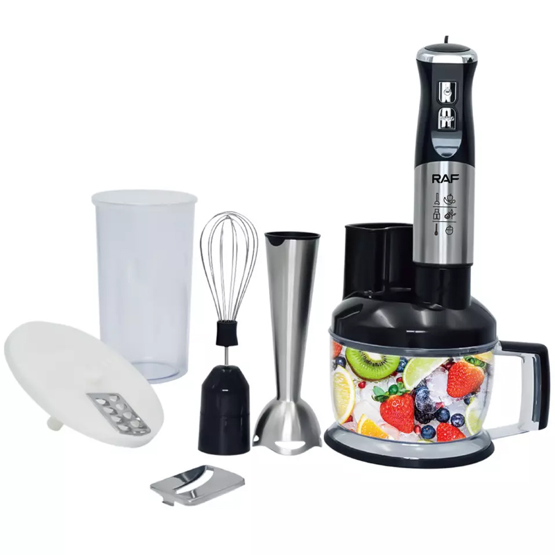 Adjustable Electric Hand Blender, 7 in 1, 1500W, Kitchen Mixer, Egg Beater, Juice Button, Electronic, New, 2022