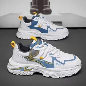 Men's Sneakers 2026 Spring Autumn New Thick-soled Mesh Upper Non-slip Sporty Soft All-match Trendy <b>Running</b> Shoes Students - Product Image 2