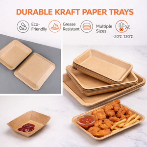 Kotak Kayu Kue 9 Lubang Sekali Pakai dengan 9 Kompartemen untuk Roti, Biskuit, Donat & Kemasan Hadiah Salad - Product Image 6