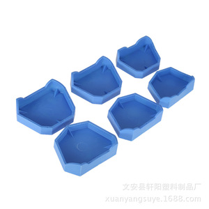 Dental <b>Plaster</b> Base With Feet Oral Model Base Impression Tooth Base 6 Pieces Per <b>Set</b> For Dental Lab Use - Product Image 3