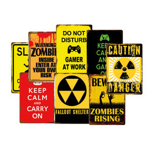 Vintage Pistolet Plaque Fer Plaque Publicité Tin Signe Rétro Affiche <span class=keywords><strong>Chasse</strong></span> Pistolet Métal Signe Boutique Décoration Murale Chasseur Décor À La Maison - Product Image 6