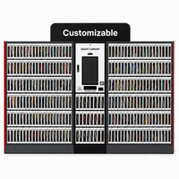 Armoire de bibliothèque intelligente HAUMR RFID HF/UHF, mini casier à livres, emprunt et retour de livres en libre-service, étagère en acier, utilisation communautaire et scolaire