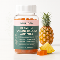 Gummies Probiotiques Marque Blanche Bacillus Coagulans 1 Milliard UFC Soutien Équilibre pH Femmes Adultes Sans Sucre Végétalien Pectine