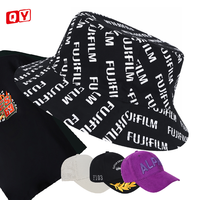 2025 Meilleures ventes OEM Chapeau seau imprimé personnalisé Chapeau de pêcheur personnalisable Logo de broderie réversible Chapeau seau