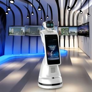 <span class=keywords><strong>Intelligenza</strong></span> <span class=keywords><strong>artificiale</strong></span> intelligente di benvenuto servizi di accoglienza di saluto che guidano Robot ricezione Robot espositivi - Product Image 6