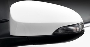 Cubierta Blanca para Espejo Retrovisor Exterior, Carcasa para Espejo Lateral de Puerta con Kit de Luz de Señalización para <span class=keywords><strong>Toyota</strong></span> <span class=keywords><strong>Yaris</strong></span> <span class=keywords><strong>2012</strong></span>-2019 - Product Image 2