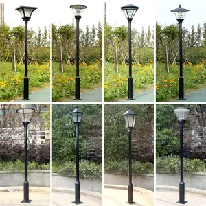 Nhà Máy Trực Tiếp Bán 20ft 30ft 40ft Quả Cầu Trang Trí Nội Thất Nhôm Ngoài Trời Lamppost Ánh Sáng Đường Phố Cực