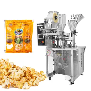 Máquina automática de embalaje de palomitas de maíz, kit 3 en 1, fácil de operar