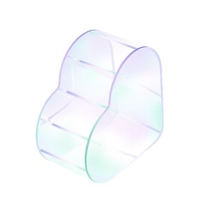 Personnalisé trois couches coeur couleur acrylique maquillage brosse étagère Portable transfrontalier rouge à lèvres <span class=keywords><strong>craie</strong></span> masque lèvre glaçure boîte de rangement - Product Image 6
