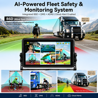 Sistema de Monitoreo Vehicular con IA de 5 Canales 4G/WiFi |   Alarmas ADAS + DMS + BSD |   Conexión a la nube para la gestión de flotas