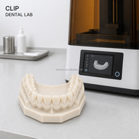Modelo Dental de Resina Biocompatible Impreso en 3D CLIP, Producción de Interfaz Líquida Continua de Alta Precisión, Laboratorio Dental Personalizado OEM
