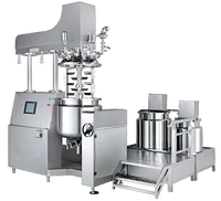 Machine de mélangeur émulsifiant d'homogénéisation sous vide de type fixe d'onguent de crème de tomate de mayonnaise cosmétique