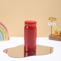 Petite tasse à café de poche de petite capacité, en acier inoxydable 304, gobelet à eau de 8 oz, bouteille isolée avec revêtement métallique