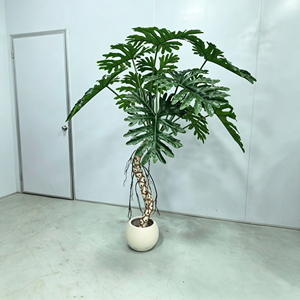 Planta <span class=keywords><strong>Artificial</strong></span> Realista de Monstera con Hojas Divididas, Material PU, para Decoración de Interiores/Exteriores, Sala de Estar - Product Image 4