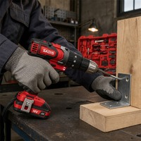 Perceuses à main multifonctionnelles rechargeables au lithium-ion de 10 mm, tournevis, outils de quincaillerie ménagers, ensemble d'outils