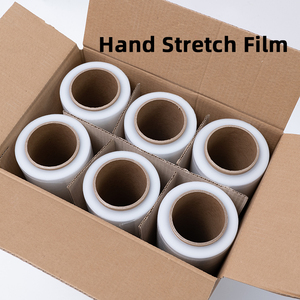 <span class=keywords><strong>Rouleau</strong></span> de <span class=keywords><strong>film</strong></span> étirable en plastique pour emballage manuel, 18 x 75 gauge, 1500 pieds - Product Image 3