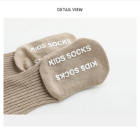 Chaussettes pour bébé, chaussettes en coton en vrac pour nouveau-né, chaussettes de sol pour bébé avec dessin animé 3D, antidérapantes