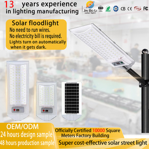 Panneaux solaires LED de haute qualité, projecteurs rechargeables intégrés, <span class=keywords><strong>lampadaire</strong></span> de rue, lampe étanche IP65, extérieur, 5 ans - Product Image 1