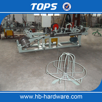 Machine automatique de fabrication de grillage barbelé torsadé / Machine à fabriquer du fil barbelé