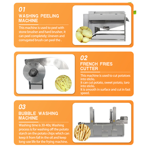Machine à frites électrique, conduite à domicile, 100kg, 300kg, 500kg, 1000kg - Product Image 3