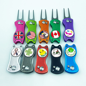 Biểu Tượng Tùy Chỉnh Bóng Đánh Dấu Thể Thao Phong Cách Golf Divot Công Cụ Sửa Chữa Với Kẽm Hợp Kim Và Thép Không Gỉ Chất Liệu Sắt - Product Image 6