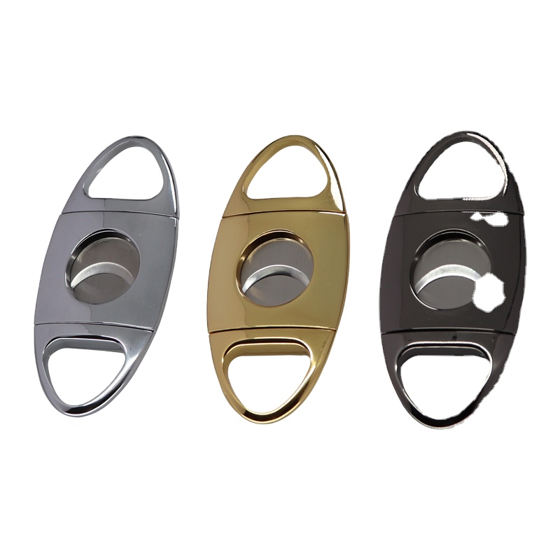 Двойное лезвие, аксессуары для сигар из нержавеющей стали, нож для сигар, ножницы, резак для табака из нержавеющей стали, резак для сигар