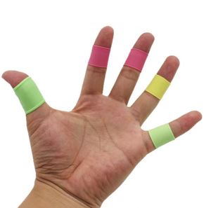 Protège-doigts en silicone en vrac, manchons élastiques antidérapants pour le sport, le golf, le basketball, le badminton, protection et soutien des doigts - Product Image 3