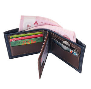 <span class=keywords><strong>Portafoglio</strong></span> Corto da <span class=keywords><strong>Uomo</strong></span> ZWY015, Nuovo Design alla Moda, Impermeabile, in Pelle PU Tinta Unita, con Fermasoldi e Porta Carte Multi-Scomparto - Product Image 2