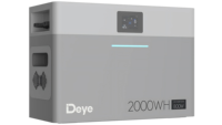 Batterie de stockage ESS murale basse tension Deye SUN-BK160-2.56KWH-EU-AM4-18L 2,56 kWh 51,2 V LiFePO4 IP20