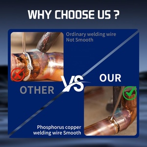 Giá thanh hàn đồng phốt pho Bcup-2, hợp kim hàn, máy lạnh, tủ đông, tủ lạnh, dây hàn, nhà sản xuất Trung Quốc - Product Image 5