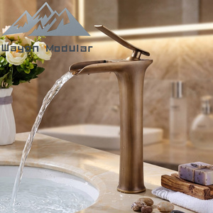 Robinet de salle de bain professionnel Wayon avec <span class=keywords><strong>bec</strong></span> cascade et profil <span class=keywords><strong>haut</strong></span> pour vasque - Product Image 3