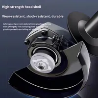 Meuleuse d'angle sans fil 21V sans balais 100mm 4 pouces 9000 tr/min, outil électrique portatif à batterie lithium pour la découpe et le polissage du métal et de l'acier