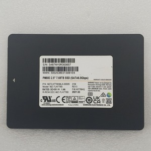 PM883 7.68TB 2.5 นิ้ว ฮาร์ดดิสก์ SSD ภายใน MZ7LH7T6HMLA-00005 สำหรับเดสก์ท็อป มือสองและปรับปรุงใหม่ ความจุสูง 7.68TB สำหรับการจัดเก็บข้อมูลขนาดใหญ่ - Product Image 1