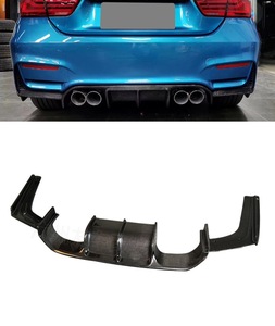 Difusor Trasero de Fibra de Carbono con Estructura Dividida en V F80 F82 F83 para <span class=keywords><strong>BMW</strong></span> F80 M3 F82 F83 M4 2014-2019 - Product Image 6