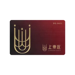 85,5*54 мм горячее тиснение/Золотой тисненый номер ПВХ визиток с пользовательским логотипом