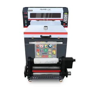 彩虹DTF打印机，带粉末振动器滑动24英寸织物t恤印刷纸卷17英寸24英寸卷60厘米DTF打印机