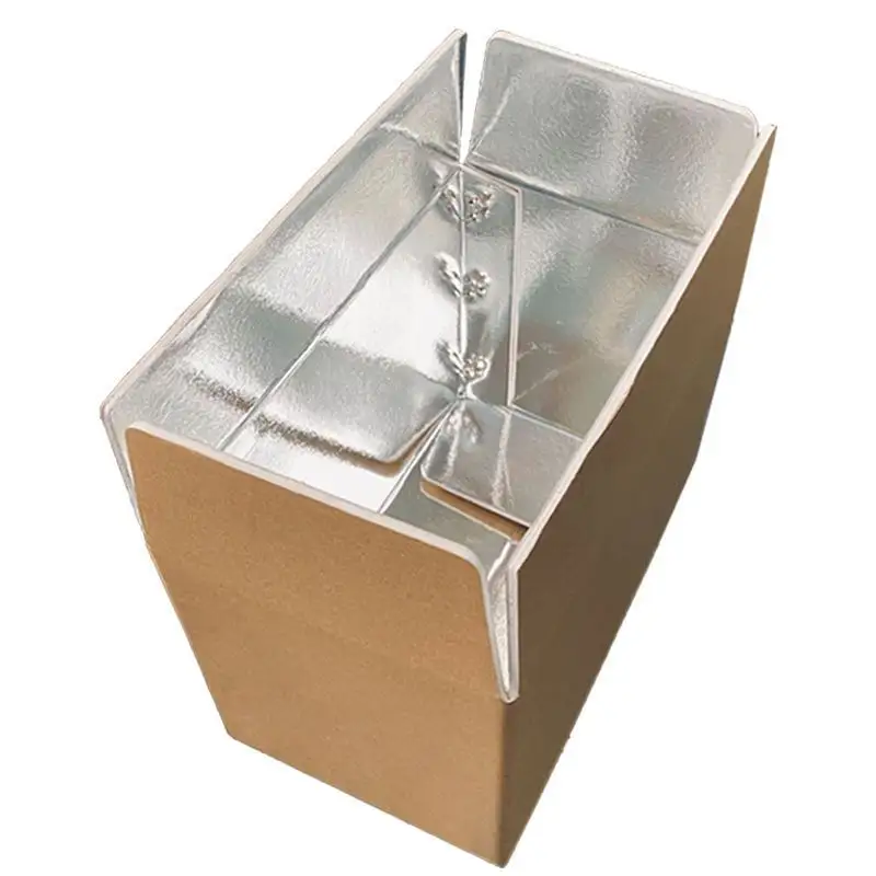 Изолированная и изолированная картонная коробка алюминиевая пленка изоляционная и консервная Транспортировочная коробка