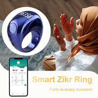 Zikr Ring Nouveauté 2026 Électronique Chapelet Électronique Islamique Tasbih Numérique Bague Intelligente