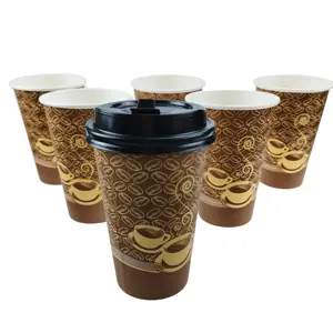 Custom service China vasos desechables biodegradable food container porta vaso paper cup single wall