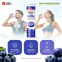 Comprimés effervescents électrolytiques en gros 5 en 1 Vitamine C Sodium Hydratation Énergie Sportive Récupération Antioxydant OEM