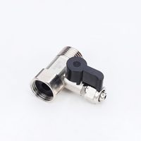 Connecteur de robinet moderne de 3/8 pouce, conception économe en eau en acier inoxydable 304, facile à installer, adapté à une utilisation en cuisine