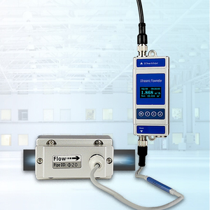Non Intrusive Small Ultrasonic Flowmeters RS485 4-20mA Ultrasonic <b>Flow</b> <b>Meter</b> Clamp on <b>Flow</b> Sensor for <b>Water</b> Fuel Diesel Chemical - Product Image 5